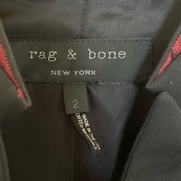 Rag and Bone wool black blazer in size 2. - Picture 4 of 4